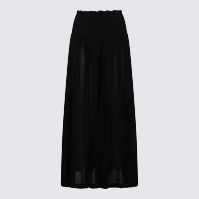 The Row Black Cotton Pant