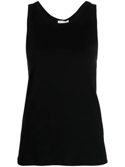 The Row Frankie Organic Cotton-jersey Tank In Black
