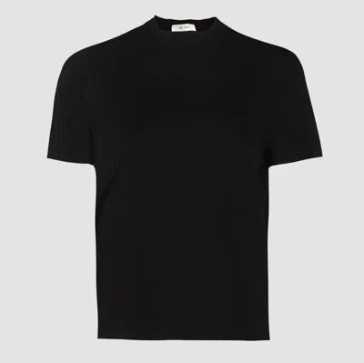 The Row Black Cotton Wesler T-shirt