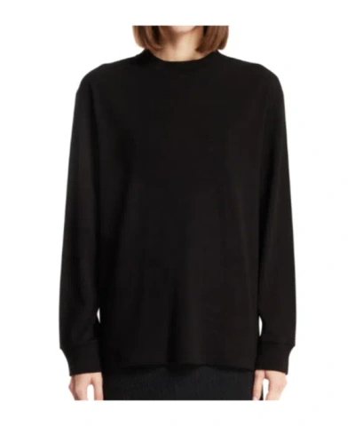 The Row Black Crewneck Sweater