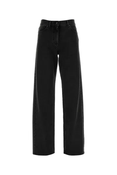 The Row Black Denim Clair Jeans