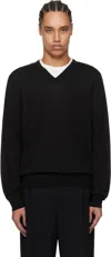 The Row Black Dimarco Sweater In Blk Black