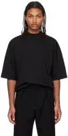 The Row Black Dustin T-shirt In Black