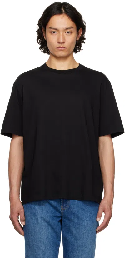 The Row Black Errigal T-shirt In Blk Black