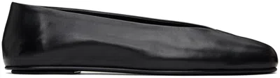 The Row Black Eva Two Ballerina Flats