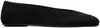 The Row Black Eva Two Ballerina Flats In Petrol