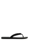 The Row Black Dune Classic Flip-flops In Black