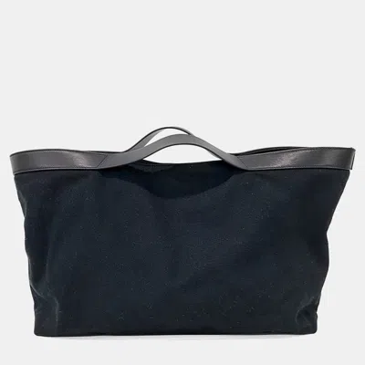 Pre-owned The Row Black Fabric Kit Tote Bag