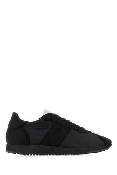 The Row Black Fabric Mika Sneakers