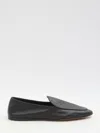 The Row Black Flat Awar Moccasin In Black