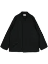The Row Black Frankino Wool Jacket In Black