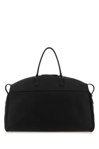 The Row Black George Large Duffle Bag