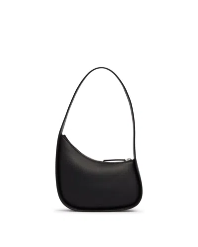 The Row Half Moon Bag In Black