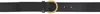 The Row Half Moon Leather Belt In Black Shg
