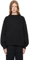 THE ROW BLACK HIMUS SWEATER