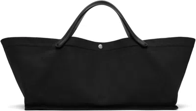 The Row Black Idaho Tote In Blan Black Ans