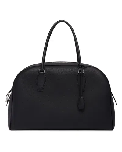 The Row Black India 12 Leather Bag