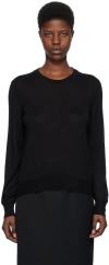 The Row Black Islington Sweater In Black