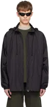 The Row Black Jett Bomber Jacket In Blk Black