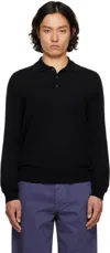 The Row Cashmere Polo Shirt Judi In Black