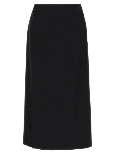 The Row Black Kavi Skirt