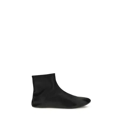 THE ROW BLACK LAMB OVIS ARIES ARIES ANKLE BOOTS