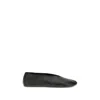 The Row Black Lamb Ovis Aries Aries Ballet Flats In Black