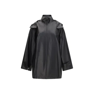 The Row Black Lamb Ovis Aries Aries Coat