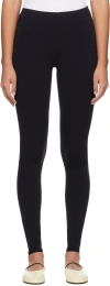 The Row Black Lanza Leggings In Black