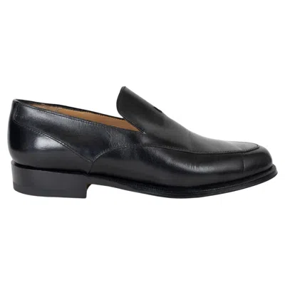 Pre-owned The Row Black Leather 2024 Enzo Loafers Shoes 36.5