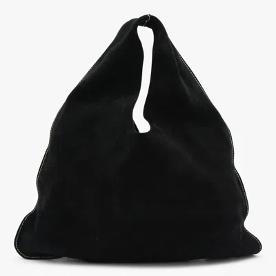 The Row Black Leather Bidle Small Shoulder Bag