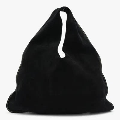 The Row Black Leather Bidle Small Shoulder Bag