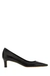 The Row Pointed Toe Leather Carla 45 Pumps In Black