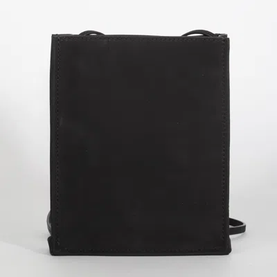 The Row Black Leather Crossbody Bag