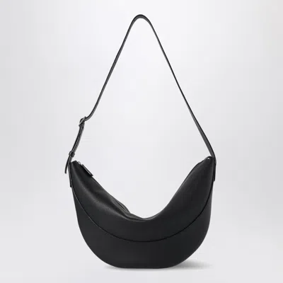 THE ROW THE ROW BLACK LEATHER JOUVE BAG