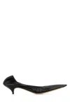 The Row Brown Liisa Kitten Heels In Black