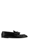 The Row Calfskin Tassel Boyfriend Loafers In Black