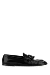 The Row Calfskin Tassel Boyfriend Loafers In Black