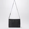 The Row Black Leather Messenger Bag Nan
