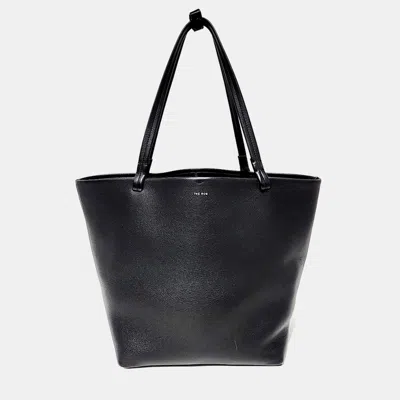 Pre-owned The Row Black Leather Park Tote Bag Medium