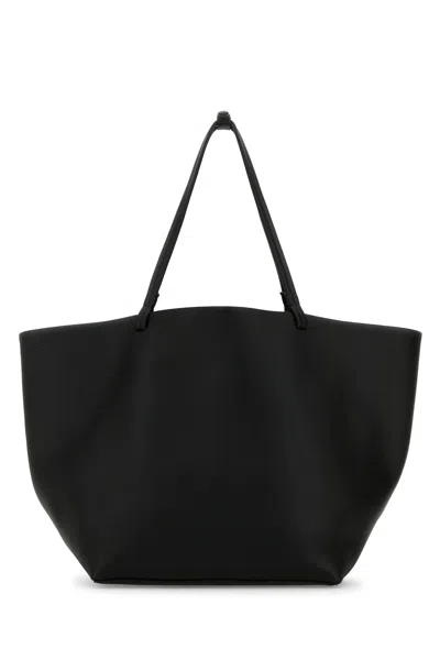 トートバッグ THE ROW BORSA SHOPPING PARK IN PELLE the-row-black-leather-park-