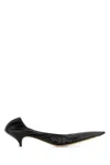 The Row Brown Liisa Kitten Heels In Black