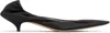 The Row Black Liisa Kitten Heels