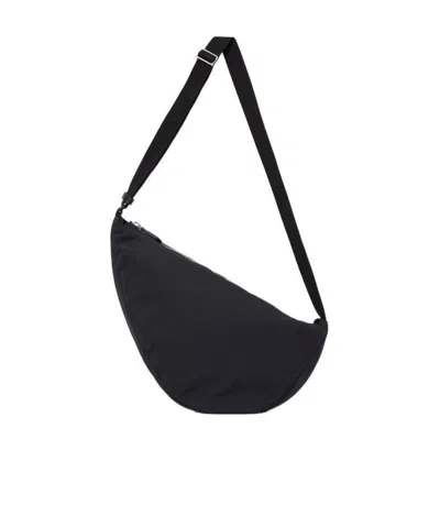 The Row Black Logo Crossbody Bag In Pink