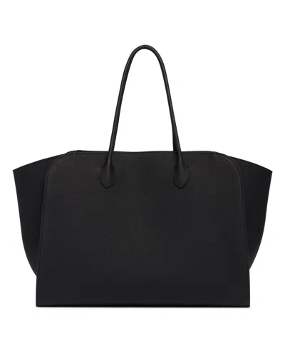 The Row Black Marlo Tote Bag