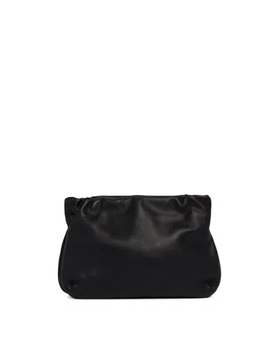 The Row Black Medium Bourse Clutch