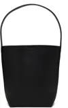 The Row Black Medium N/s Park Tote In Blk Black