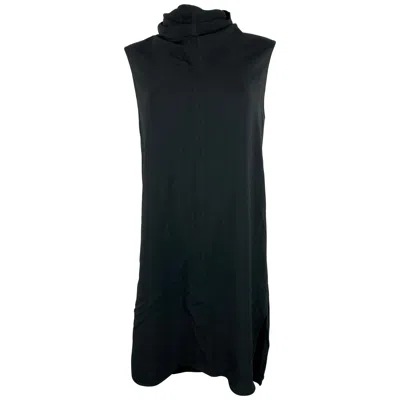 Pre-owned The Row Black Midi Dress, Size Medium