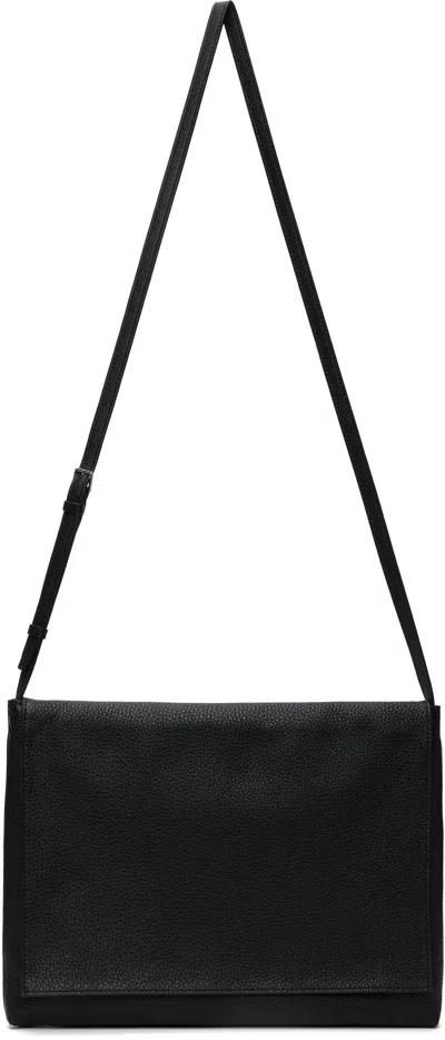 The Row Black Nan Messenger Bag