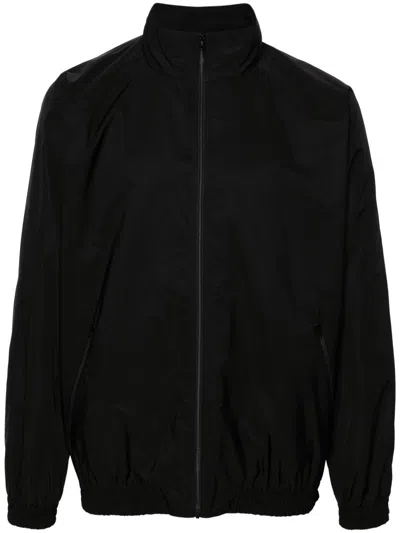 The Row Nantuck Batwing-sleeves Windbreaker Jacket In Black